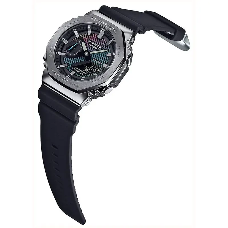 Casio G-Shock  "Rainbow Brick Wall" Analog-Digital Men's Watch- GM-2100RW-1A